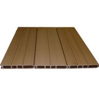 Заборная доска - пустотелая ВЕНГЕ (брашированная с 1 стороны) для грядок Заборная доска - пустотелая ВЕНГЕ (брашированная с 1 стороны) для грядок