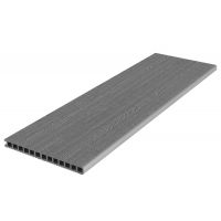 Ступень пустотелая ДПК Deckron Woodlike Серый Ступень пустотелая ДПК Deckron Woodlike Серый