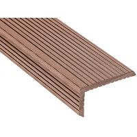 Уголок из ДПК 70х35 Махагон