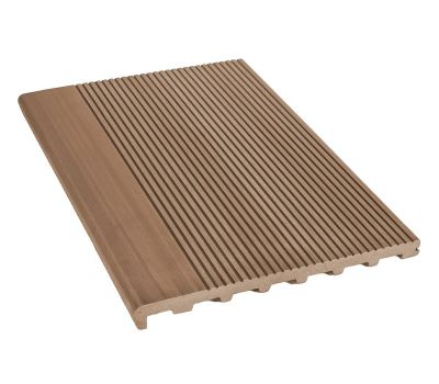 Ступень полнотелая из ДПК Optimum Орех от производителя  Deckart (Россия) по цене 2 100 р