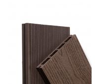 Террасная доска ДПК Tehno пустотелая Шоколад Террасная доска ДПК Tehno пустотелая Шоколад