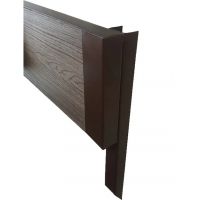 Уголок металлический 90°, для доски 150х25 из ДПК