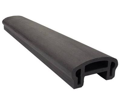 Перила верхнее фигурное 100х50 Select Графит от производителя  Woodvex по цене 995 р