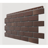 Фасадные панели (цокольный сайдинг) , Berg (кирпич), Braunberg Коричневый