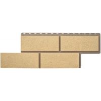 Фасадные панели (цокольный сайдинг) Неаполитанский камень Песчанный Фасадные панели (цокольный сайдинг) Неаполитанский камень Песчанный