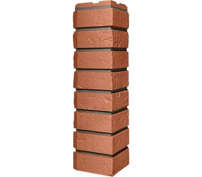 Угол наружный Коллекция кирпич баварский Терракотовый от производителя  Fineber по цене 540 р