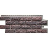 Фасадные панели Колотый Камень Элит Кофе(тёмно-бежевый шов) Фасадные панели Колотый Камень Элит Кофе(тёмно-бежевый шов)