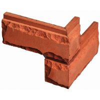 Угловой элемент«Колотый кирпич» Угловой элемент«Колотый кирпич»