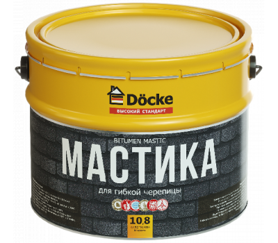  Мастика кровельная 10л от производителя  Docke по цене 3 073 р