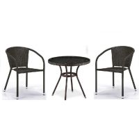 Комплект плетеной мебели из иск. ротанга Асоль-7 T282ANT/Y137C-W53 Brown 2Pcs