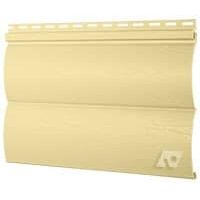 Виниловый сайдинг серия «Blockhouse D4,5», Кремовый Виниловый сайдинг серия «Blockhouse D4,5», Кремовый