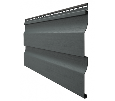 Виниловый сайдинг - серия PREMIUM D4,5D,(Корабельный брус) Графит от производителя  Docke по цене 390 р