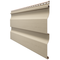 Виниловый сайдинг - серия PREMIUM D4,5D,(Корабельный брус) Крем-брюле