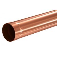 Труба водосточная 1.00м Медь 125/90 Труба водосточная 1.00м Медь 125/90
