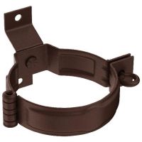 Декоративный хомут трубы под дерево с комплектом крепления RAL 8017 Коричневый matt 150/100