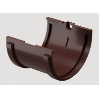 Соединитель для желоба Тёмно-коричневый Соединитель для желоба Тёмно-коричневый